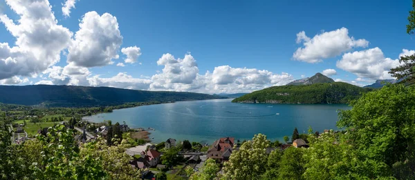 Krásný Výhled Francouzské Alpy Jezera Annecy Francie — Stock fotografie