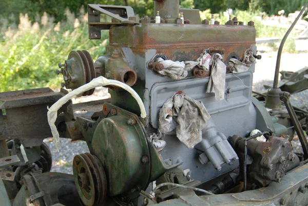 Een Blik Oude Automotor — Stockfoto