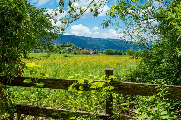 Una Vista Sulla Bellissima Campagna Francese — Foto Stock