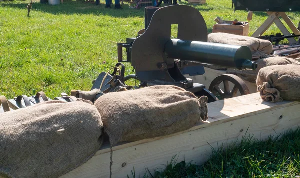 Old-time soviet machine gun wwii