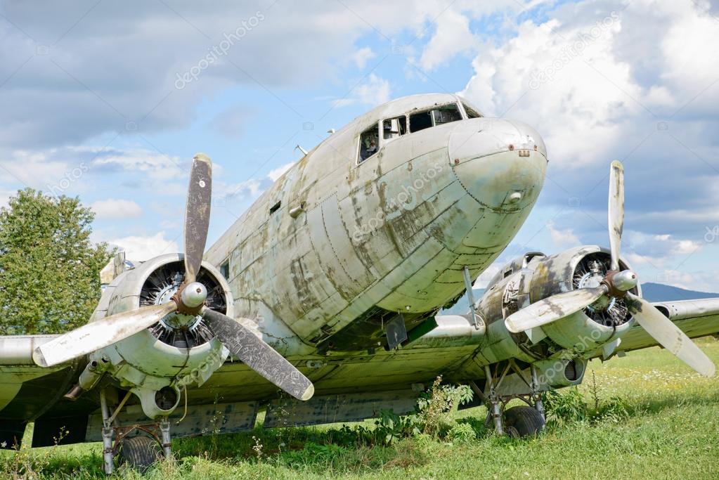Choque de un avión en un campo fotografía de stock © philipimage