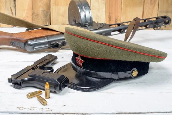 Equipment of the Soviet soldier during World War II — Stock Photo, Image