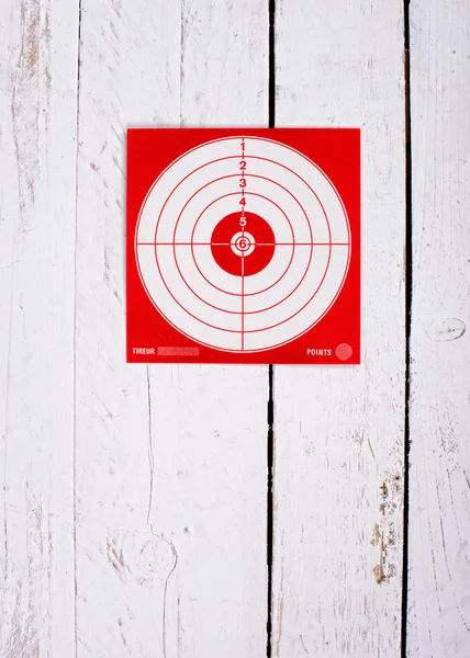 Cardboard target for shooting — Stock Photo, Image