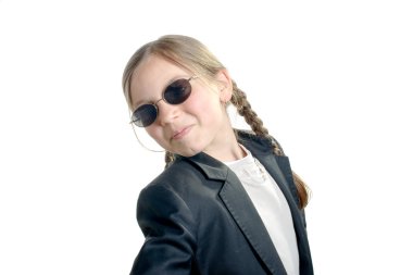 gözlük güzel bir kızla