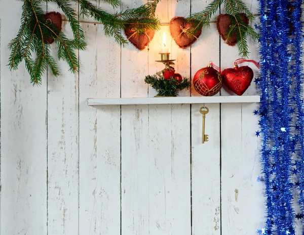 Decorações de Natal e Ano Novo — Fotografia de Stock