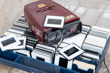 bir kaç eski slaytlar ile slaytlar viewer