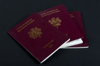 Üç Fransız pasaportu