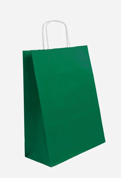 緑のショッピング バッグ — ストック写真