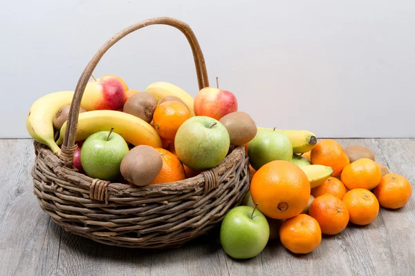 Fruit and vegetable basket — Stock Photo, Image