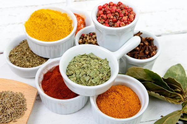 Assortment of Indian spices — Stock Photo, Image