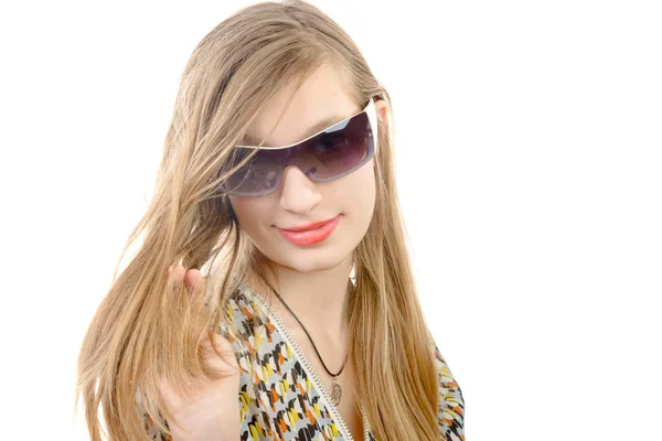 Porträt eines Teenagers mit Brille — Stockfoto