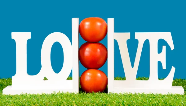 We love tomatoes — Stock Photo, Image