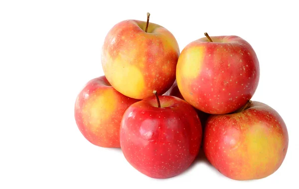 Manzanas sobre fondo blanco — Foto de Stock