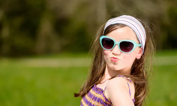 Retrato de uma menina bonita — Fotografia de Stock