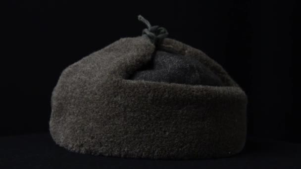 Rosyjski kapeluszkrewetki z makaronem włoski, garnelen auf einem tagliatelle gniazdo z łóżkiem typu king-size — Wideo stockowe