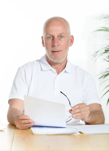 Portrait of a middle-aged man — Stock Photo, Image