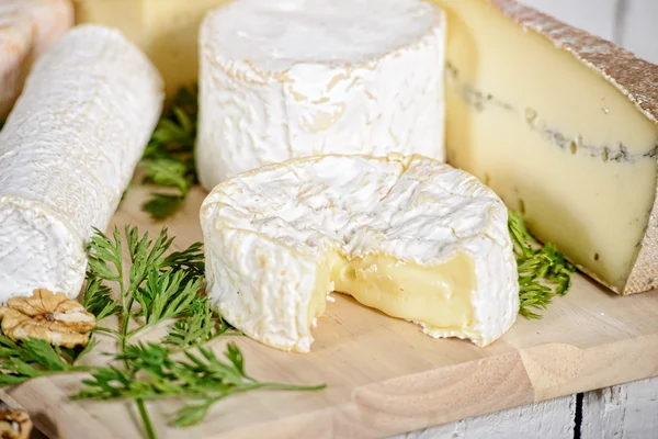 Different french cheeses — Stock Photo, Image