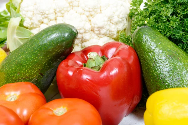 Close up of seasonal vegetables — Stock Photo, Image