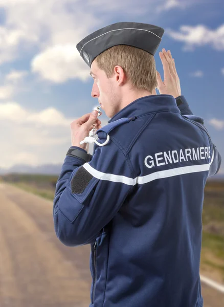 Der französische Polizist — Stockfoto