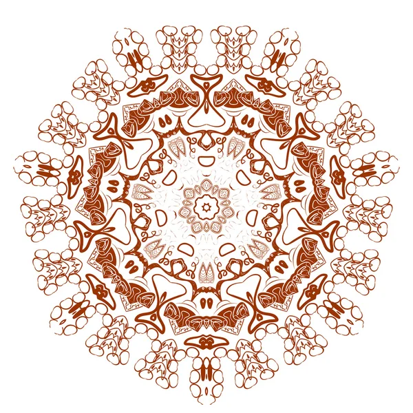 Güzel Boho Mandala — Stok Vektör