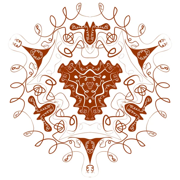 Güzel Boho Mandala — Stok Vektör