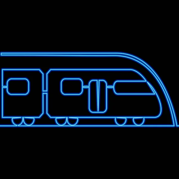 Desenho Contínuo Uma Única Linha Ícone Trem Metrô Moderno Futurista —  Vetores de Stock