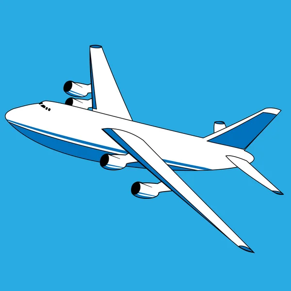 Vektor teherszállító repülőgép — Stock Vector