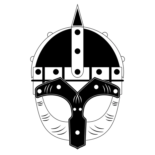 Шолом вікінга — стоковий вектор