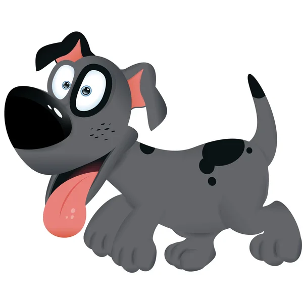 Αστείο καρτούν σκυλάκι — Διανυσματικό Αρχείο