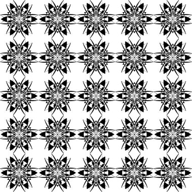 Soyut vektör seamless modeli satırları curling