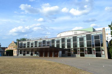 ALMANY, KASSEL - 2018: Devlet Tiyatrosu Stadyumu