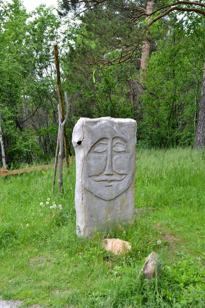 The statue of the Okunev culture — Stock Photo, Image