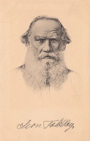 Leo Tolstoy-count, escritor ruso —  Fotos de Stock