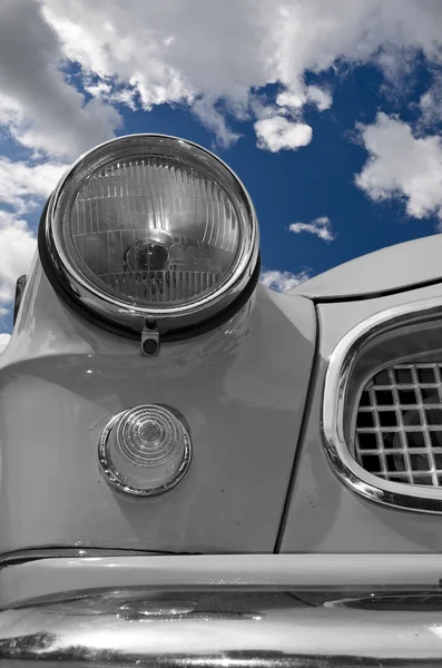 Detalle de una luz de coche vintage — Foto de Stock