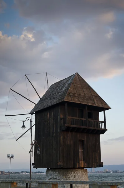 Nesebar paysage-un célèbre station balnéaire bulgare — Photo