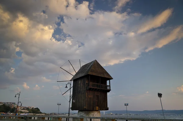 Nesebar paysage-un célèbre station balnéaire bulgare — Photo