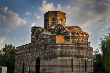Kilise Pantokrator Christos 13 yüzyıldan Nessebar Bulgaristan