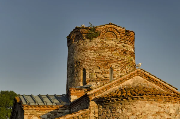 Св. Иоанно-Предтеченская церковь XI века в Несебаре, Болгария — стоковое фото