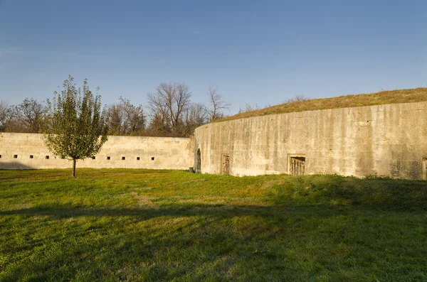 Medjit Tabia uma antiga fortaleza de fortificação perto de Silistra — Fotografia de Stock