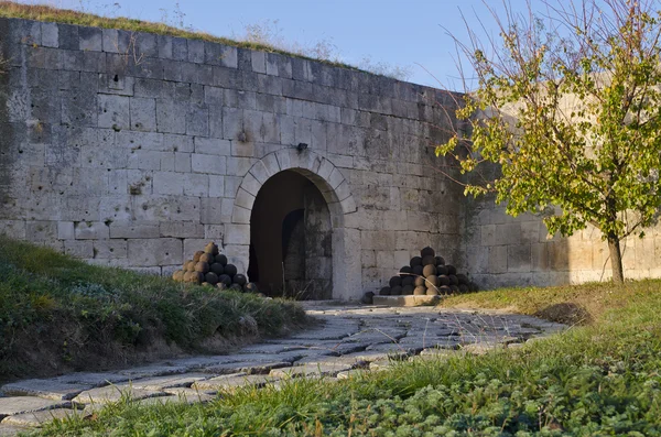 Medjit Tabia una vecchia roccaforte fortificazione vicino a Silistra — Foto Stock