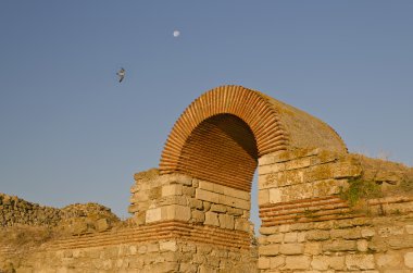 Bulgaristan Nesebar şehir duvar parçası