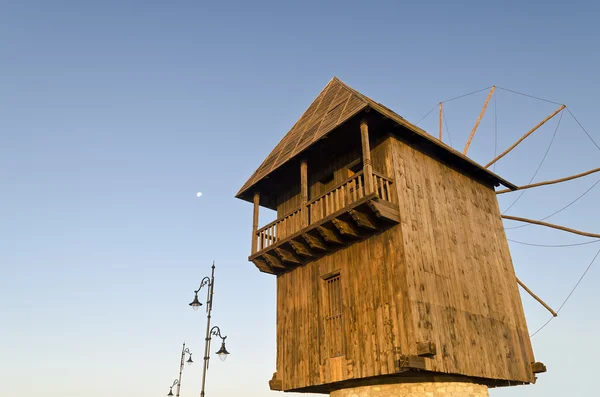 Nesebar di pagi hari salah satu resor terkenal Bulgaria — Stok Foto