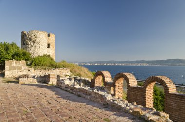 Kutsal annem, Tanrı Eleusa, Nesebar, Bulgaristan antik Bazilikası kalıntıları