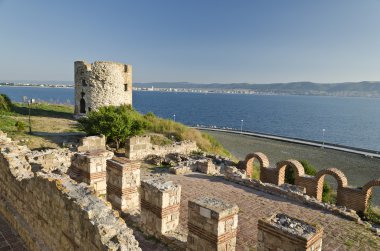 Kutsal annem, Tanrı Eleusa, Nesebar, Bulgaristan antik Bazilikası kalıntıları