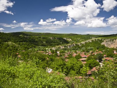 Güzel köy Nisovo-Bulgaristan yüksek görüntülemek