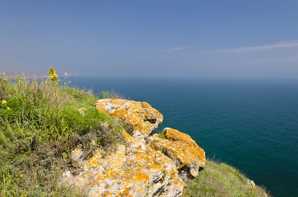 Bulgaria, Black Sea. Coastal landscape. Kaliakra headland — Stock Photo, Image
