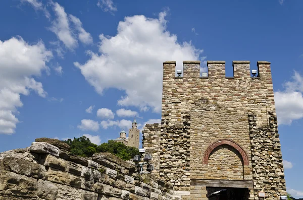 Hoofdingang van Tsarevets Fort, Veliko Tarnovo, Bulgaria — Stockfoto