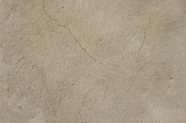 Evin gri sıva duvarı..