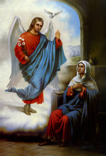 Православная икона Благовещения