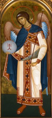 Icon of the Archangel Gabriel. clipart